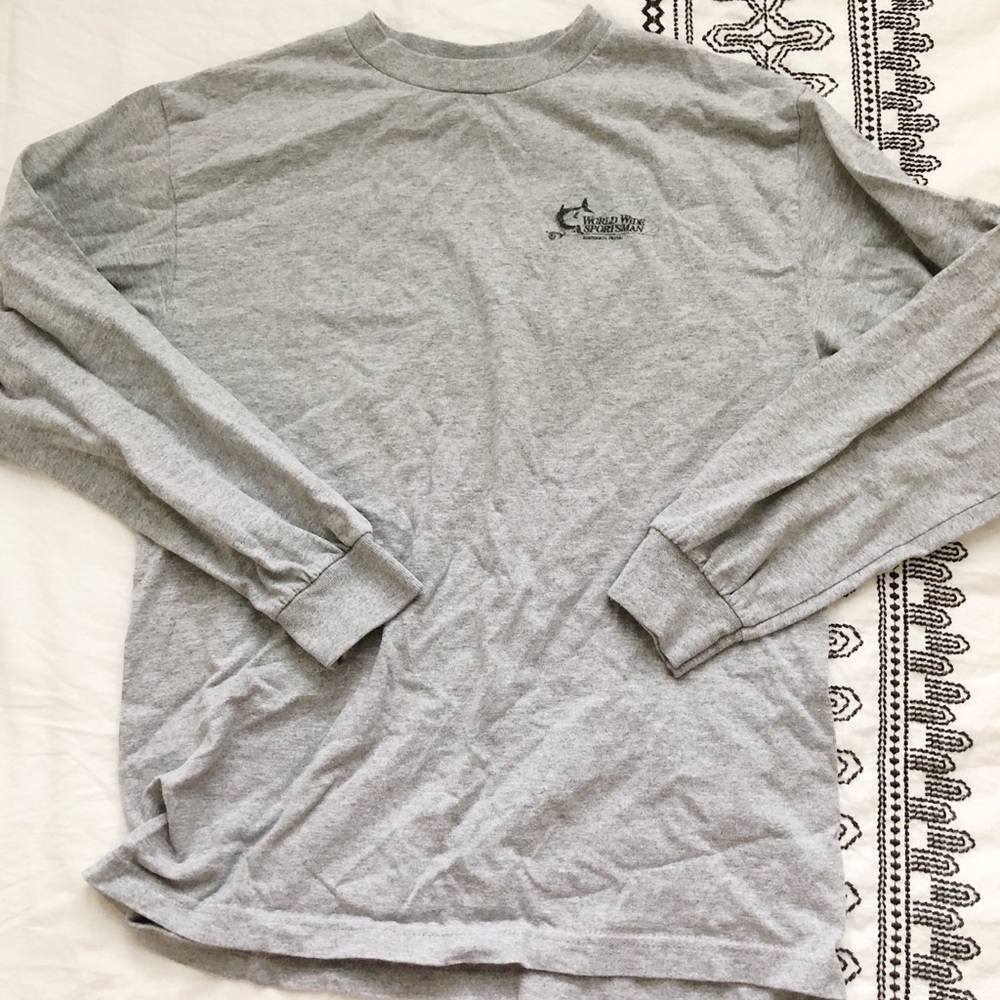 Mens Long Sleeve Fishing Tee